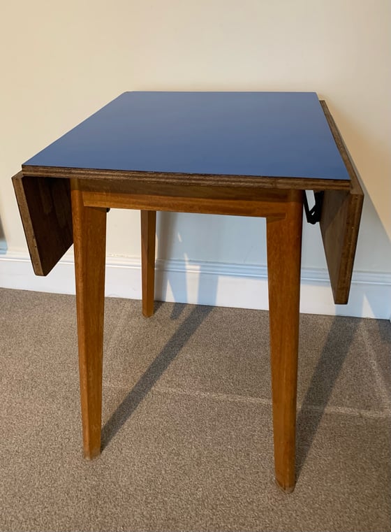 Image of Electric Blue Formica Table