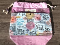 Large Drawstring Project bag #2