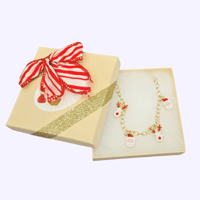 Santa Reindeer charm bracelet