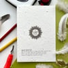 Plantable Seed Card - Happy Birthday Floral Painting