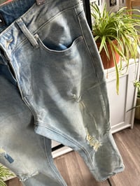 Image 2 of Fashion Nova Flare distressed jeans 