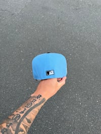 Image 5 of  TRI TONE KANSAS CITY ROYALS SCRIPT CUSTOM FITTED CAP