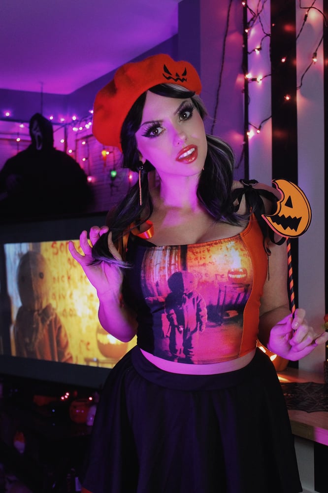 Image of The trick R treat corset top 
