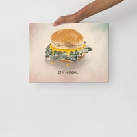 Image 3 of Canvas Print Stay Hungry