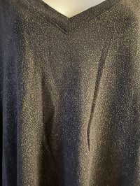 Image 8 of New 1X Sonoma Glitter Black top #574*8