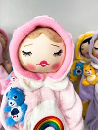 Image 1 of RESERVED FOR DAYNA CAREBEAR INSPIRED MEDIUM ART DOLL 