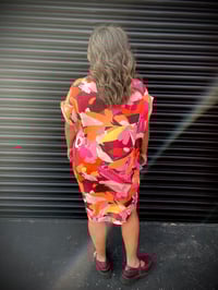 Image 13 of Milano dress with pockets - mixed pattern fabrics