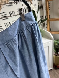 Image 2 of  Chambray denim plus size shorts and duster attachment 