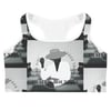 LAS GIDI TRAFFIC BOUTIQUE SPORTS BRA (BLK/WHT)