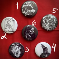 Image 1 of Artwork buttons (58mm)