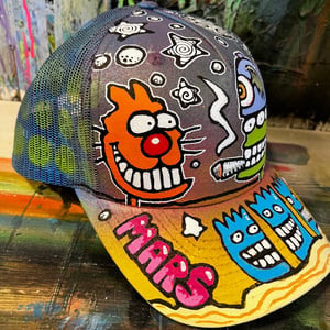 Hand painted hat 415