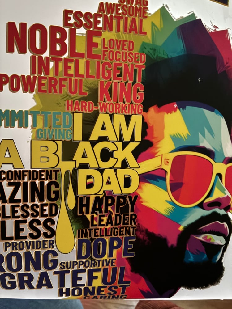 Image of Black Dad Image Tee