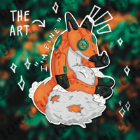 Image 4 of "I’m Fine" Vinyl Sticker