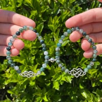 Infinite Love Moss Agate Set