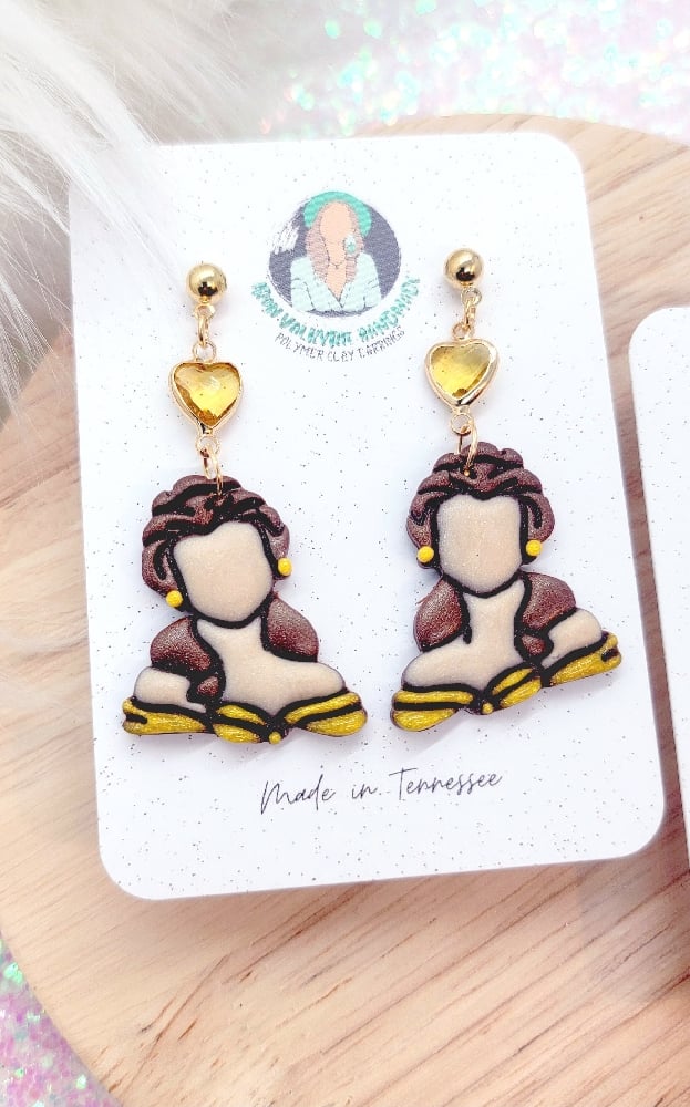 Image of Rose Princess Earrings
