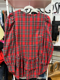 Image 2 of Plaid ruffle custom dress 