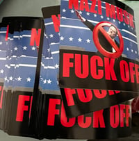 Image 2 of nazi musk fuck off sticker