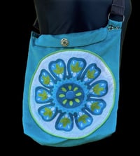 Image 1 of Turquoise Mandala Tote