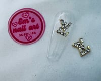 LV diamond charms gold