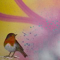 Image 2 of Robin yellow pink