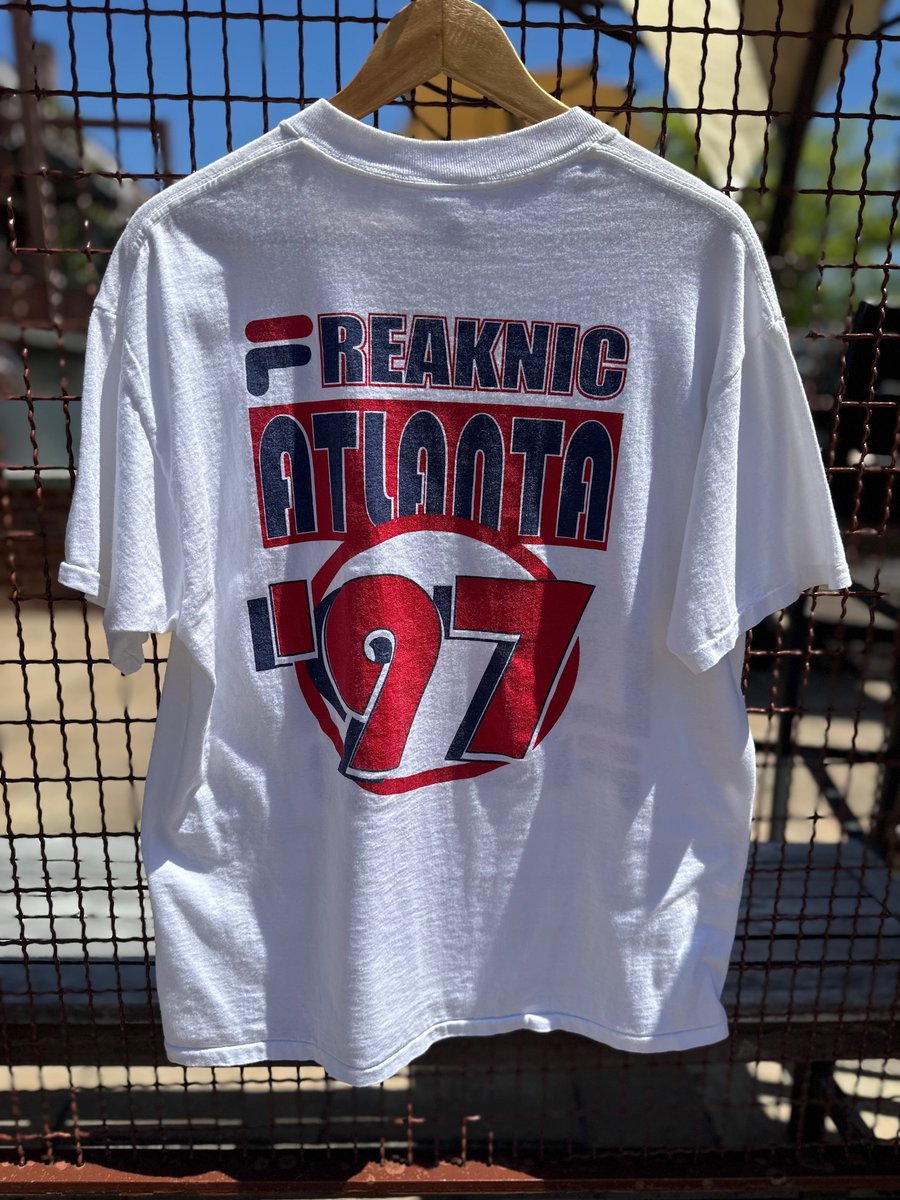 Image of FILA FREAKNIC ATLANTA 97 SINGLE-STITCHED TEE, SIZE: LARGE