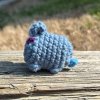 Image 2 of Crochet Bunny Rabbit Blue
