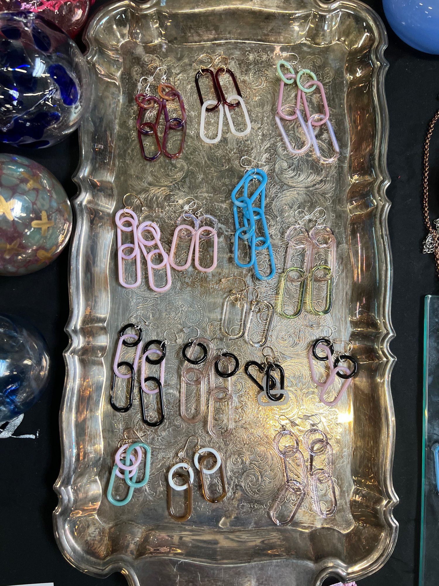 Image of Strawberry Milk Earrings (o00)