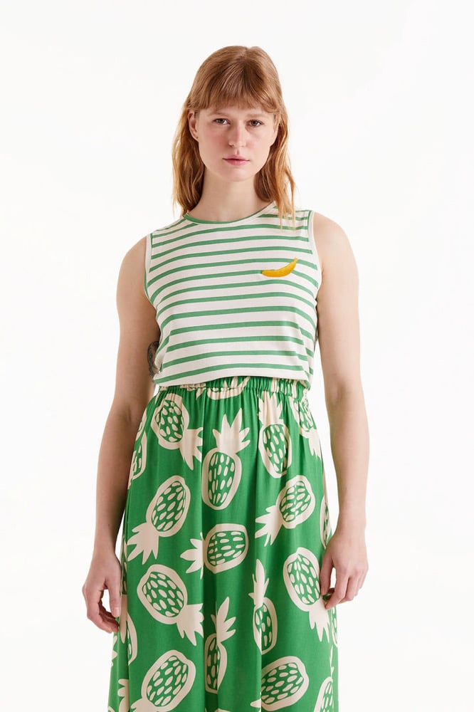 Image of CAMISETA EST RAYAS VERDES