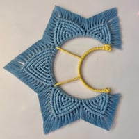 Image 3 of Macramé Crescent Moon 