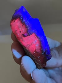 Image 2 of Pakistan Black Rose Fluorite UV Specimen #2625