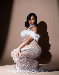 Image 4 of VINTAGE PEARL AFFAIR DRESS (PRE ORDER)