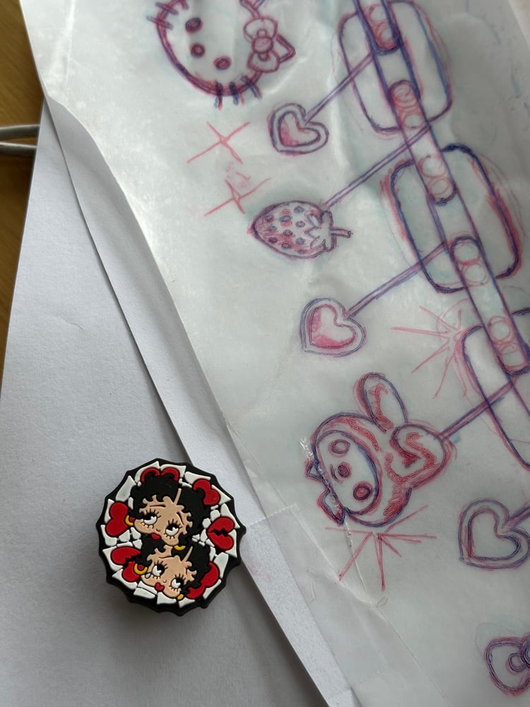 Image of betty croc charm