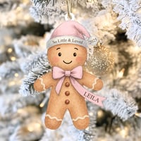  Hanging Gingerbread- Pink