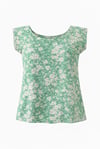 Green Floral T Top sizes 8-20 with free postage 
