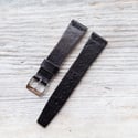 19mm Chevre Strap In Black