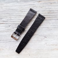 Image 4 of Corfam Style Chevre Strap In Black