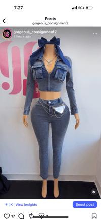 Denim Stretch Set
