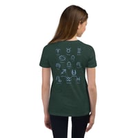 Image 5 of Girls- 13 Signs Design Short Sleeve T-Shirt