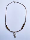 Beaded Ankh necklace #7