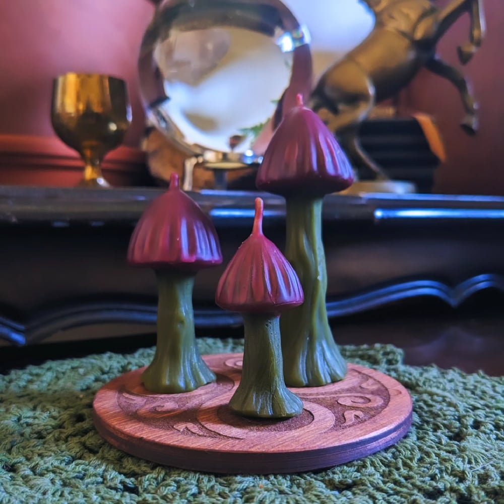 Image of Mini Mushroom Candle Set