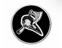 Round Raven (White Border) 