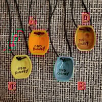 Image 2 of Mod Bob ceramic necklace 