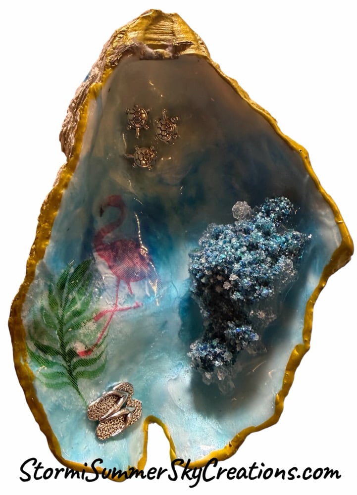 Image of Oyster Shell Ornament/Trinket catch all