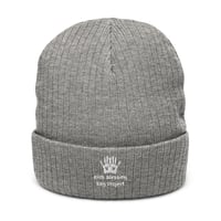 Image 1 of Ribbed knit beanie