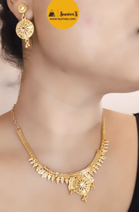 Image 3 of Bipasha_Gold Plated Necklace Set 