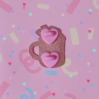 Image 2 of I 💕 Coffee Pin