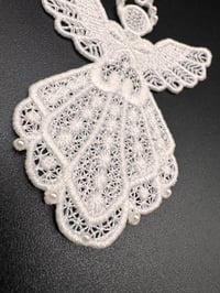 Image 2 of Pearly Lace Angel Pendants