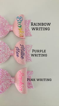 Image 4 of Personalise me pink bow 
