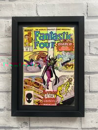 Image 1 of Fantastic Four, framed complete vintage Marvel comic, No 306 September 1987