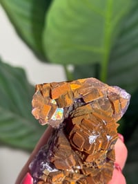 Image 5 of NATURAL RAINBOW IRIDESCENT CUBIC FLUORITE -CHINA- M